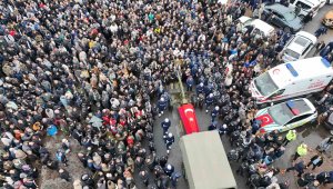 Kayserili binler, şehidini uğurladı