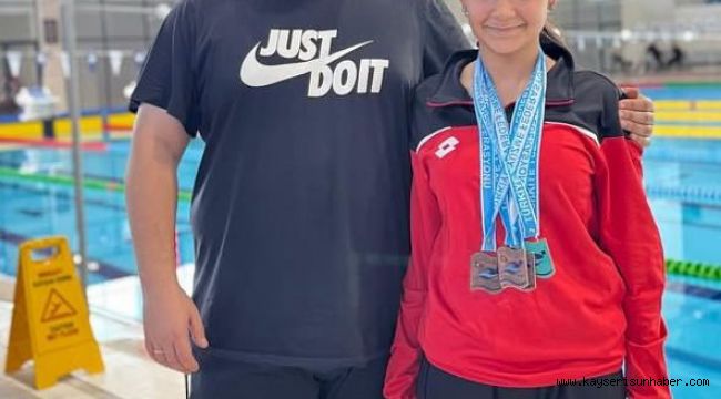 Kayserili sporculardan madalya yağmuru