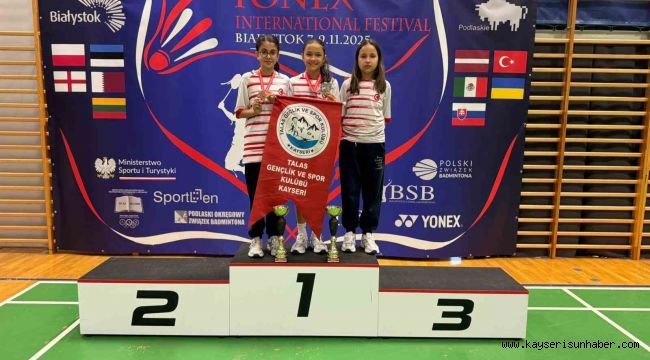 Kayserili sporculardan Polonya'da büyük başarı