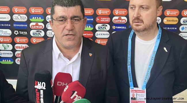 Kayserispor Başkanı Açıkalın: "Devamını getireceğiz"