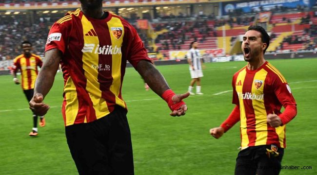 Kayserispor ilk kez 1 maçta 3 gol attı