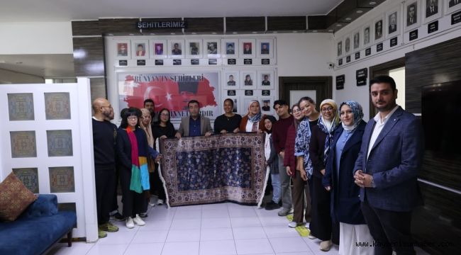 Malezyalı heyet Bünyan halısını yerinde inceledi