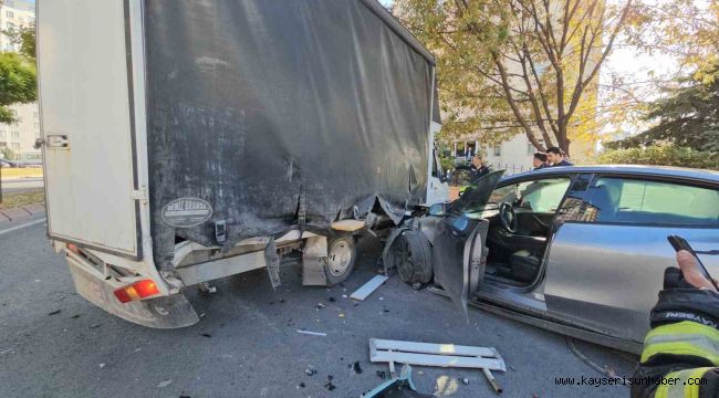 Otomobilini hızını denerken perte çıkardı