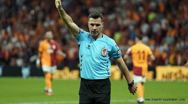 Rizespor - Kayserispor maçını Cihan Aydın yönetecek
