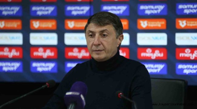 Şota Arveladze: "Zor ve güzel bir maç oldu"
