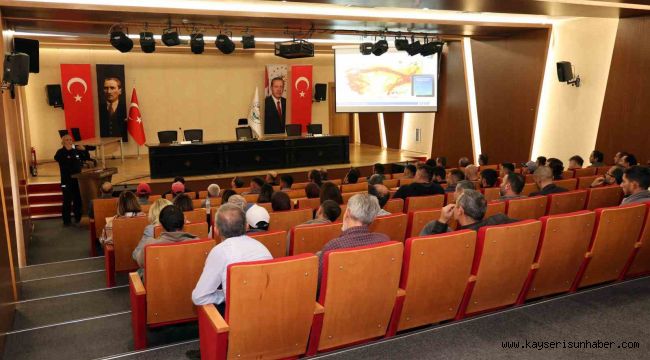 Talas personeline AFAD eğitimi