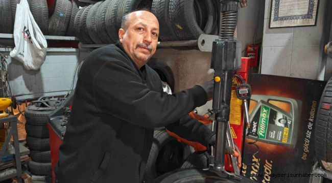 Ustasından kış lastiği uyarısı: "Can güvenliğimiz için lastiklerimizi taktıralım"