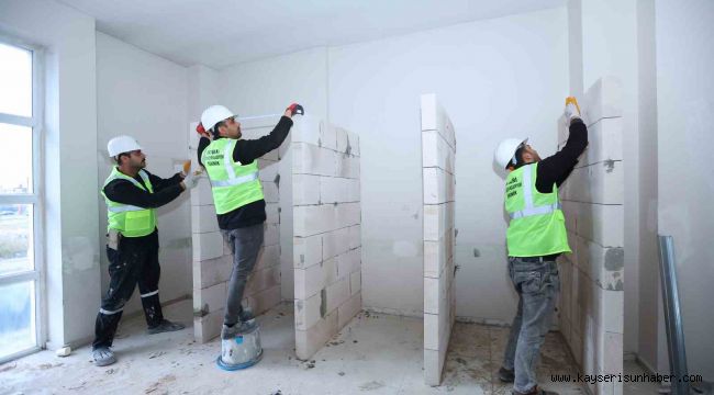 Yeşil Mahalle Sosyal Tesisleri'nde iyileştirme çalışması