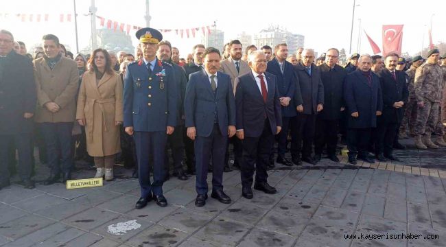 Atatürk'ün Kayseri'ye gelişinin 106. yıl dönümü kutlandı