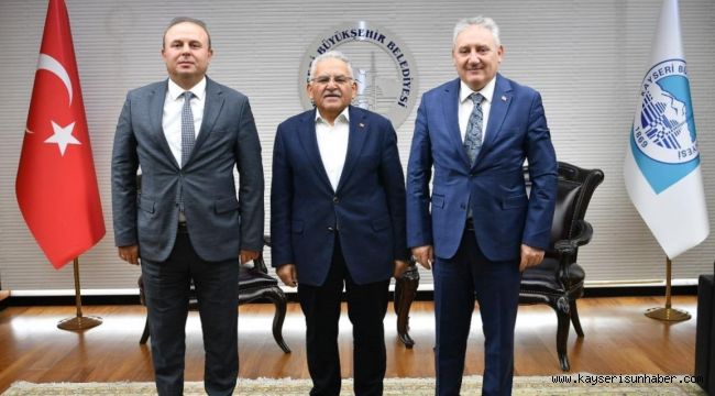 Başkan Büyükkılıç, Tarım Reformu Genel Müdürü Yıldız'ı ağırladı