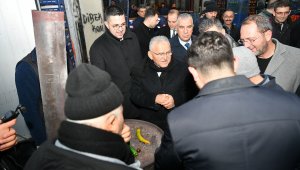 Başkan Büyükkılıç'tan Hal Kompleksi'ne sabah mesaisi