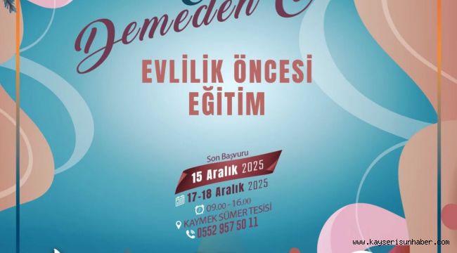 Büyükşehir Aile Akademisi'nden 'evlilik öncesi eğitim'