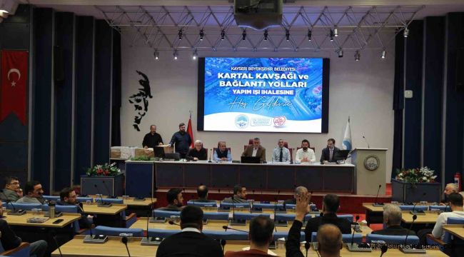 Büyükşehir'in Kartal Kavşağı ve Bağlantı Yolları Projesi'nde yapım ihalesi gerçekleştirildi