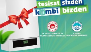 Büyükşehirin 'Tesisat Sizden, Kombi Bizden' projesi başvuruları devam ediyor