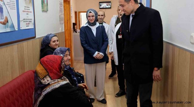 Erşan'dan aile sağlığı merkezlerine ziyaret