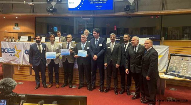 Kayseri büyükşehir Belediyesi'ne Brüksel'de 'En aktif belediye' ödülü