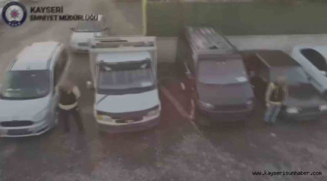 Kayseri'de 21 milyon TL değerinde "change araç" ele geçirildi