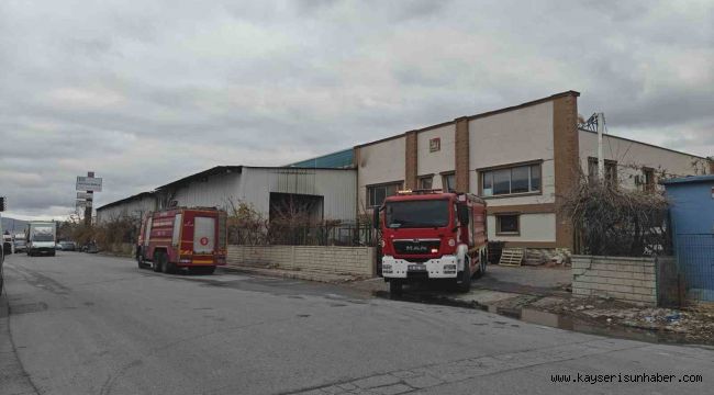 Kayseri'de korkutan yangın