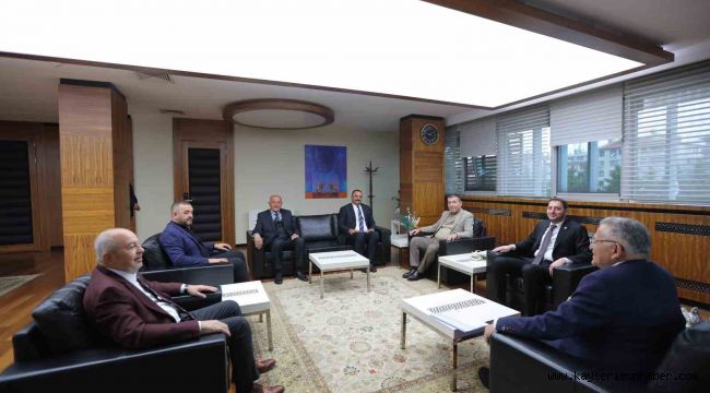 MHP Kayseri heyetinden Başkan Büyükkılıç'a ziyaret