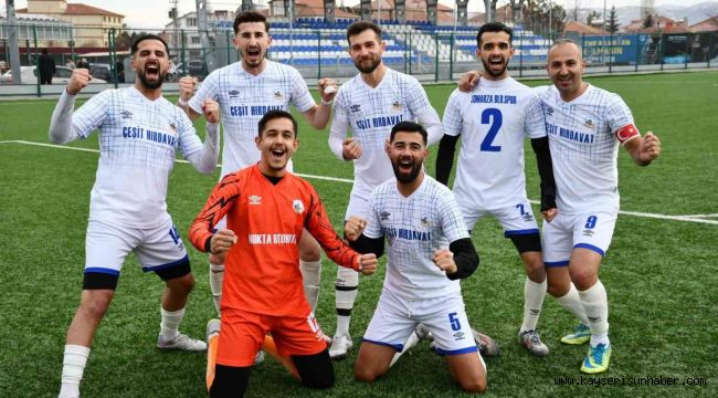 Tomarza Belediyespor'dan gol yağmuru