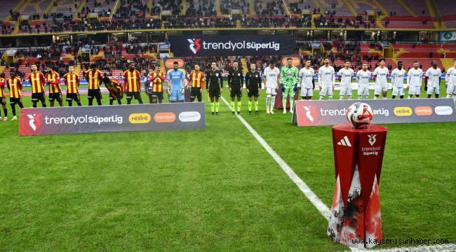 Trendyol Süper Lig: Kayserispor: 0 - Corendon Alanyaspor: 0