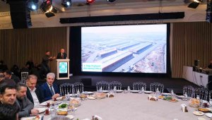 Yeşilyurt Sanayi Sitesi'nde kuralar çekildi, başkanlar yeni konut ve işyerlerine destek sözü verdi