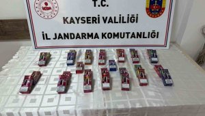 Yol kontrolünde 930 paket kaçak sigara ele geçirildi